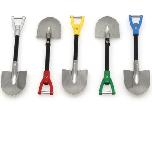 RC Car 1:10 Scale Accessories Metal Shovel for 1/10 RC Crawler Axial SCX10 Traxxas TRX4 D90 D110 TF2 Tamiya CC01 Simulation Toys