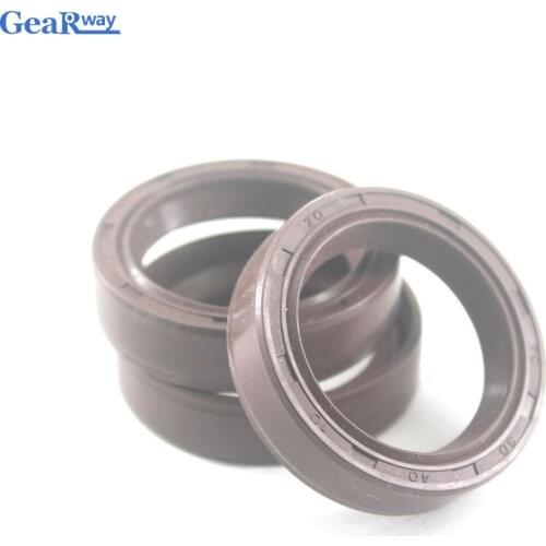 5pcs TC Oil Seal 35x56x7/35x58x10/35x60x12/36x46x7/36x52x7mm TC Skeleton Oil Seal Brown FKM TC Radical Shaft Oil Seal