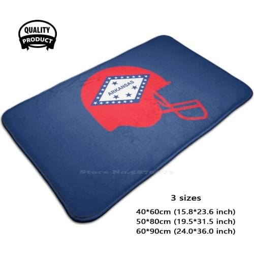 American Football 3D Soft Non-Slip Mat Rug Carpet Foot Pad Back Football State Football Alliance Football American Alliance
