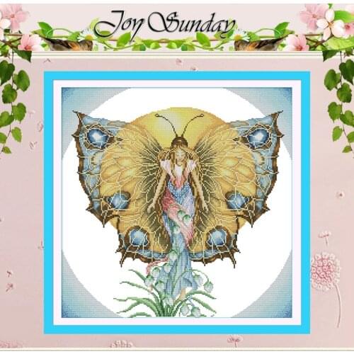 Spirit of Butterfly (1) Patterns Counted Cross Stitch 11 14CT Cross Stitch Sets Chinese Cross-stitch Kits Embroidery Needlework
