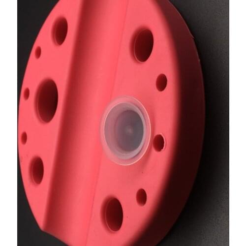 New Professional Oval Silicone Tattoo Machine Holder Stand Tattoo Accessories Pigment Cup Cap Rack Permanent Tattoo Ink Cup