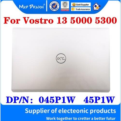 New Original LCD Rear Lid LCD Back Top Cover Case Silver For Dell Vostro 13 5000 5300 Vostro 5300 V5300 Laptops 045P1W 45P1W