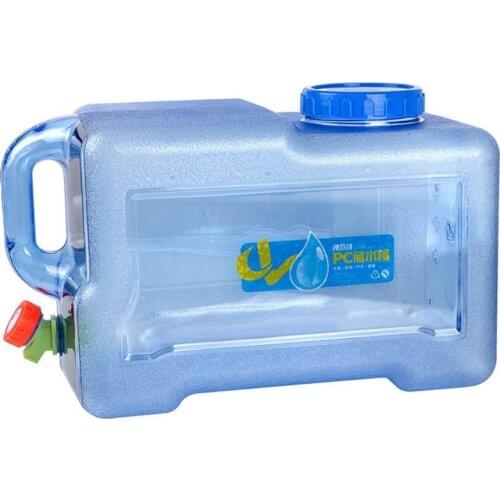 New Outdoor Equipment Square Pc Car Bucket Thickened With Faucet Self-Driving Car Portable Bucket Professional