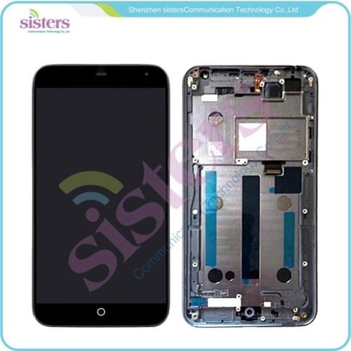 Wholesale Black / White LCD Display Touch Screen Digitizer Full Assembly with Frame For Meizu MX4 MX 4