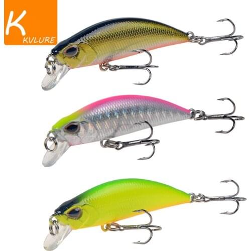 1pcs Slowly Sinking Minnow Fishing Lure 5.5cm 5g Isca Artificial Hard Bait Bass Wobblers 3D Eyes Crankbait Carp Pike Tackle