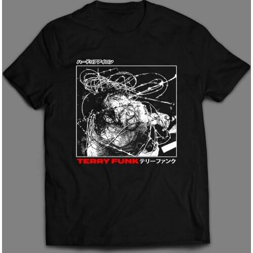 WRESTLER TERRY FUNK BARBED WIRE MATCH HIGH QUALITY SHIRT MANY SIZES