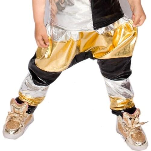 Heroprose Brand Kids Adults fashion Hip Hop Dance harem Pants Sweatpants stage performance wear Paillette jazz trousers