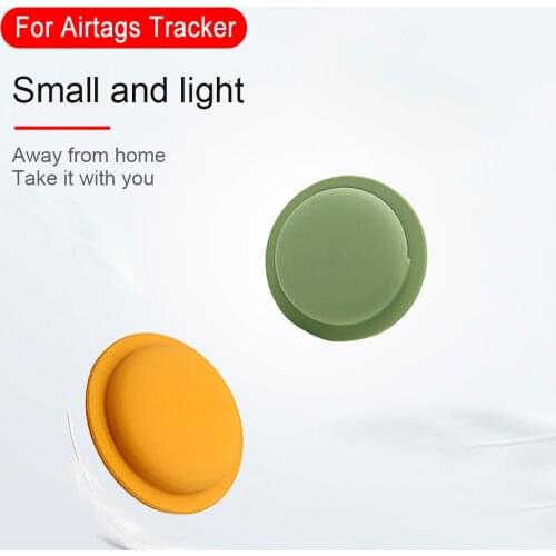 Soft Safety Case For Apple Airtags Phone/Wallet Location Tracker Reusable Adhesive Silicone Protective Cover Anti-Lost Coque