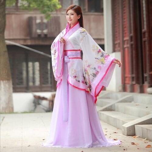 Ancient Han Dynasty Traditional QuJu Hanfu Costume for Women with Tailing Empress Princess Costume Bridemaid Costume