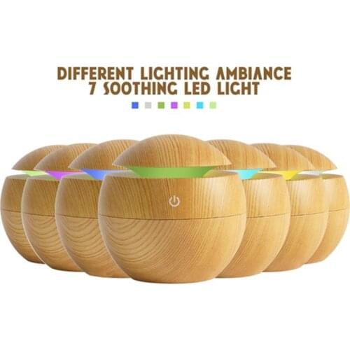 USB Aroma Humidifier ESSential Oil Diffuser Ultrasonic Cool Mist Humidifier Air humificador With 7 Color Change LED Night light