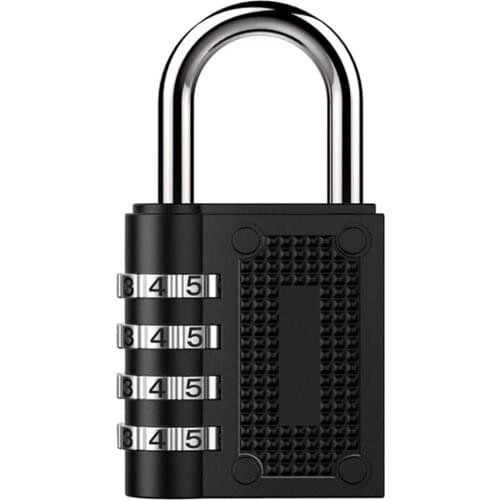 Waterproof Combination Padlock with Code, 4 Digit Locker Padlocks for School, Gym Lockers, Outdoor Combination Lock