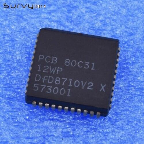 1/5PCS PCB80C31-12WP PLCC-44 PCB80C31-12 PCB80C31 GIGH QUALITY IC PHT US diy electronics