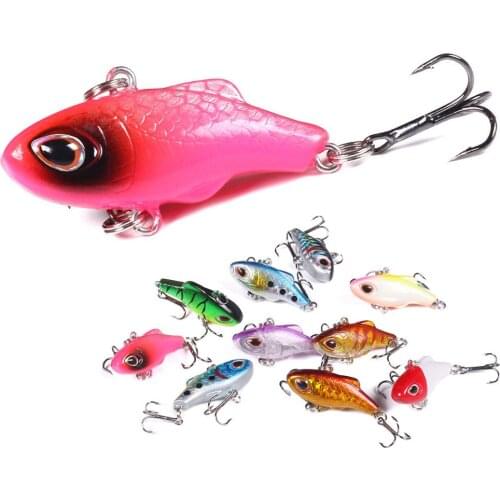 1pcs Sinking Mini VIB Fishing Lure 3.5cm 5g Vibration Artificial Baits Winter ice fishing Wobblers Bass Crankbait Fishing Tackle
