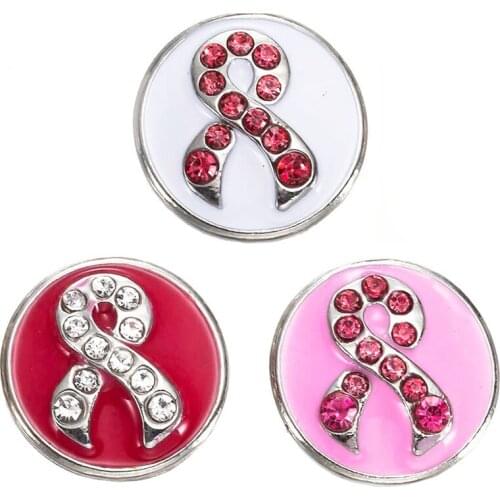 10pcs/lot New Snap Jewelry Vintage Flower Rhinestone Snap Buttons Fit Silver 18mm DIY Snap Bracelet Bangles for Women