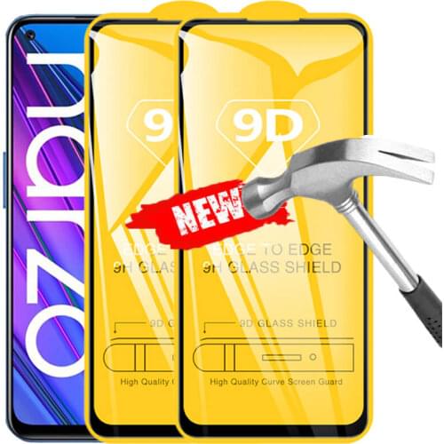 2Pcs 9D Full Cover For Oppo Realme Narzo 30 Case Protective Glass 3D For Opp Realmi Narzo 30 30A 5G 4G Tempered Glass Film Armor