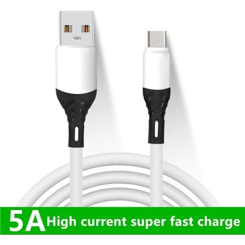 5A 2m Type C Cable Micro USB Fast Charging Mobile Phone Android Charger Type-C Data Cord For Huawei P40 Mate 30 Xiaomi Samsung