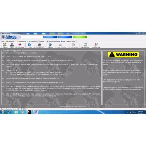 Promotion for Universal Allison DOC For PC-Service Tool 2.2017 Software+unlock KeyGen +install video