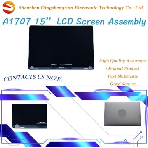 Macbook Pro Retina 15 inch A1707 LCD Screen Assembly 2016 2017 dispaly Space Gray And Sliver