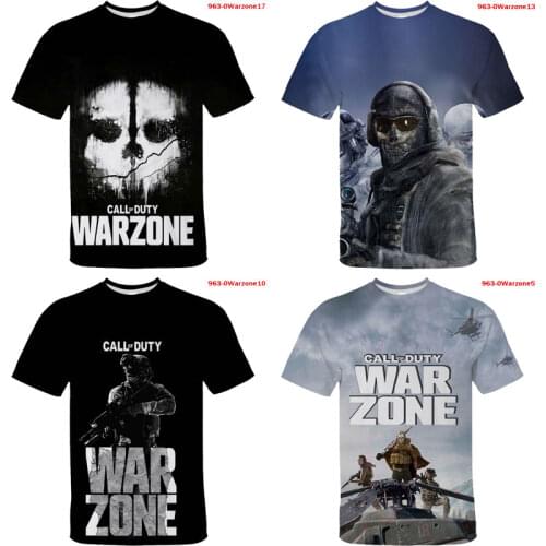 Call of Duty Warzone 3d T Shirt Summer Men Harajuku T-shirt Fashion Tee Tops T-shirt Running Fitness Oversized Tee Shirts Male
