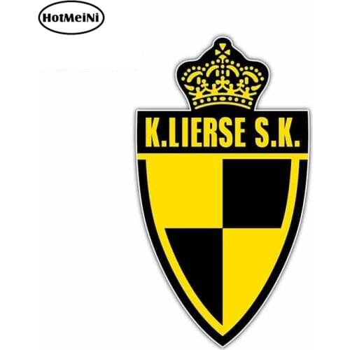 HotMeiNi 13cm X 7.2cm For K.Lierse Sk Fc Belgium Fine Decal Waterproof Scratch-Proof Sticker Vinyl Car Wrap Suitable For VAN