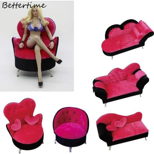 Dollhouse Fancy Couch Sofa Jewelry Storage Organizer Box Can Open Armchair Sofa B36D