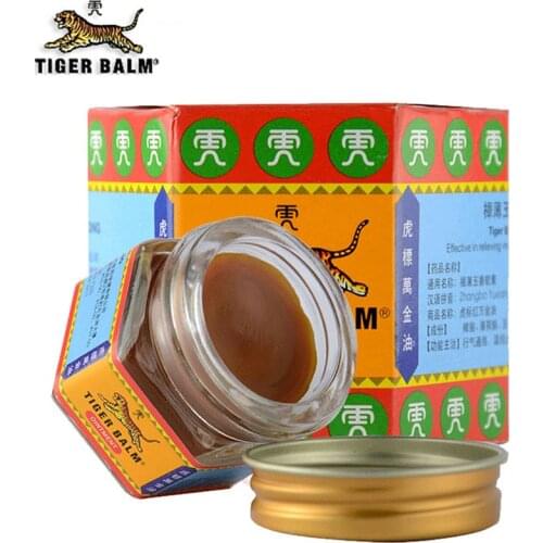 100% Original White Red Tiger Balm Super Extra Strength Pain Relieving Ointment Cream 19.4g
