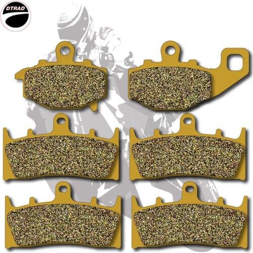 Motorcycle Brake Pads Front+Rear For KAWASAKI ZX 6R 98-02 ZZR 600 05-08 ZX6R 2002 ZX-9R 96-01