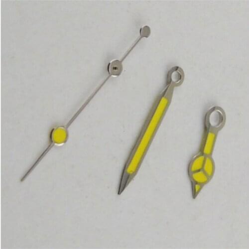 Casual Rose Golden watch white hands Newest Design replacement parts stainless steel fit 2824 NH35 Miyota82 movement watch hand