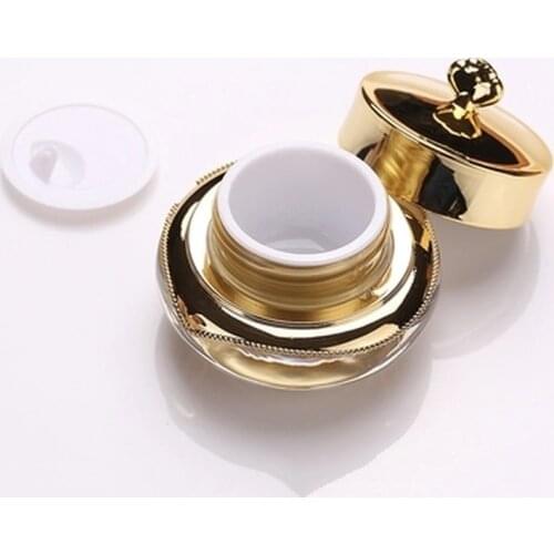 10pcs/set 5g 10g Refillable Bottles Travel Face Cream Lotion Cosmetic Container Plastic Empty Makeup Jar Pot Acrylic Bottle Jars