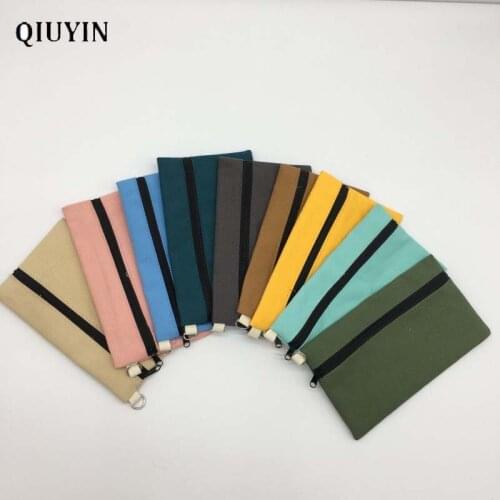 Qiuyin Canvas Wallet Simple Purse Womens/female Bags 2020 Fiscal Cloth Coins Purse Money Bags Clutch/card Bag Zipper Purse