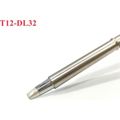 T12-DL32 D24 D16 Shape D series Solering iron tips welding tools for T12 Handle OLED&STC-LED T12 Soldering station FX9501 Handle