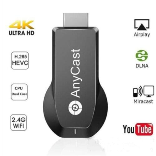 Anycast M100 2.4G/5G 4K Miracast Any Cast Wireless DLNA AirPlay HDMI-compatible TV Stick Wifi Display Dongle Receiver for IOS