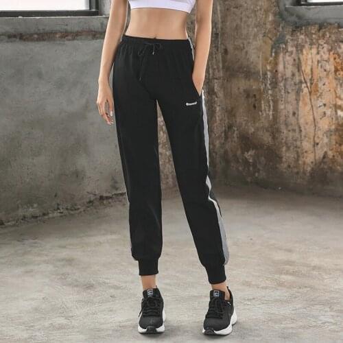 Women Light Weight Adjustable Elastic Waistband Sport Workout Gym Running Fitness Jogger Pants Relaxe Fit Fast Dry Yoga Tights