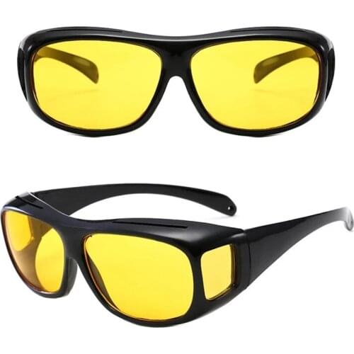 1PCS Anti-Glare Night-Vision Car Night Vision Sunglasses Night Driving Glasses Driver Goggles UV Protection Eyewear