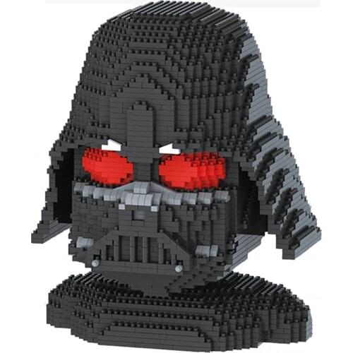 2863Pcs Black Soldier Space Wars Building Blocks DIY Educational Toys Movie Figure Micro Bricks for Kids Adults