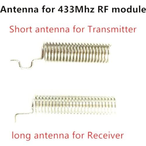 433 mhz Antenna For 433mhz RF Receiver and transmitter Module For Wireless Remote Controls 2pcs/1set