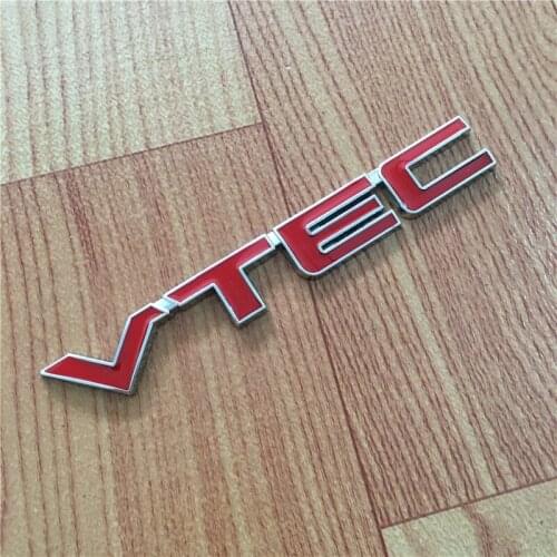 4X High Quality Metal VTEC Logo Emblem Car Body Badge Sticker Decal