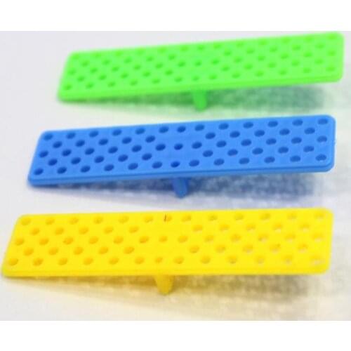 5pcs/lot T Type Plastic Fixed Piece with Hole Shaft Bracket DIY Building Block Model Material