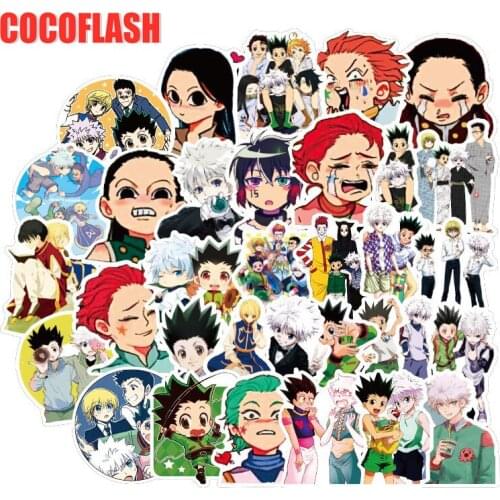 10/50Pcs/lot Japanese Anime HUNTER X HUNTER Sticker For DIY TOY Bicycle Car Skateboard Snowboard Laptop Luggage Stickers ToB