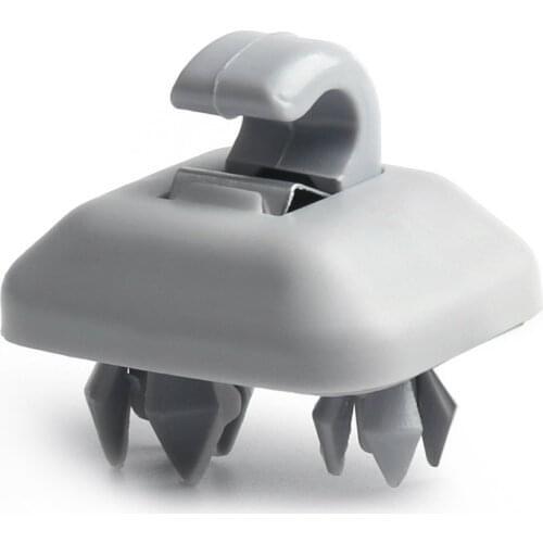 Areyourshop For Audi A3 A4L A5 Q3 A1 Car Sun Visor Hook Clip Bracket Grey Inner 8E0857562A Hanger Clip Bracket Car Accessories