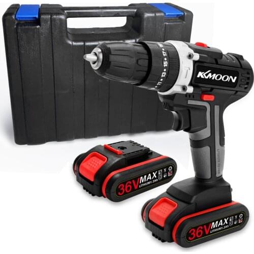 36V Brushless Cordless Electric Drill Wireless Rechargeable Drill Screwdriver Drill Brush Motor Home DIY Electric Power Tool