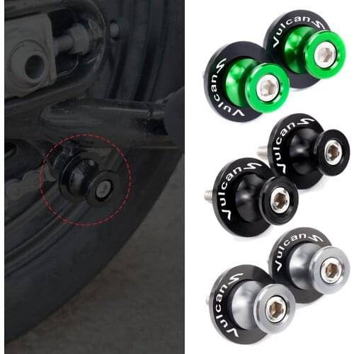For KAWASAKI Vulcan S 650 VN650 650 CC 2015-2021 2020 2021 Motorcycle CNC High Quality M6/M8/M10 Swingarm Sliders Spools