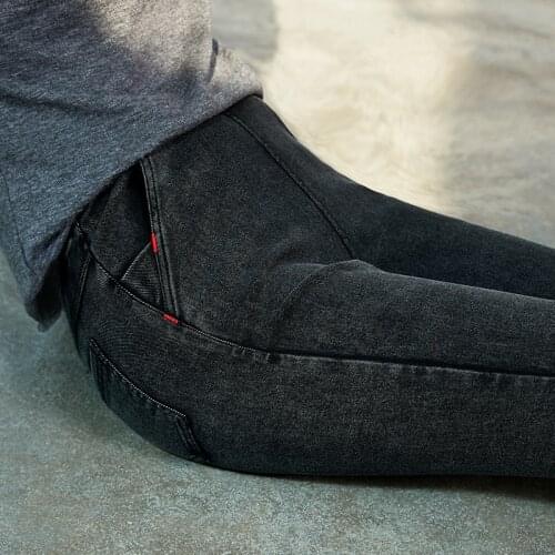 2020 New High Elastic Washed Skinny Pencil Jeans Stretch Black Jeans Spring Vintage High Waist Autumn Denim Spring Pants Jeans