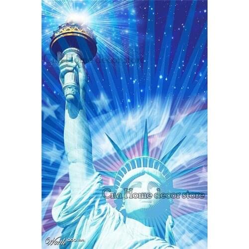 Freedom State 5D diy Needlework diamond embroidery pattern resin diamond mosaic painting 3d cross stitch kits decors RA2079