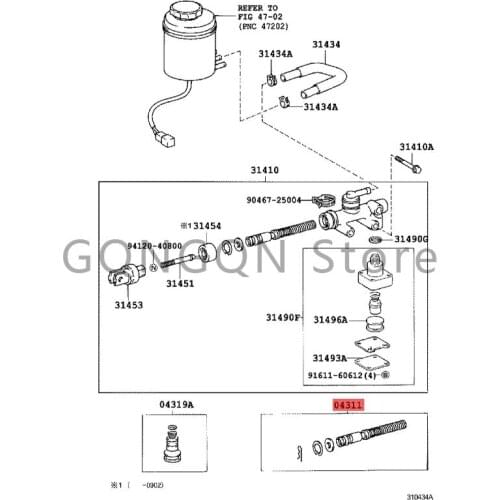 CAR Clutch Master Cylinder Repair Kit 1983- 2007 Toy ot aT.U.V QUA LIS LITE ACE LIT EAC E VAN, WAG ON STO UT