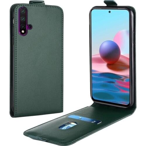 Flip Up and Down Leather Case for Huawei Nova 5T Case YAL-L61 YAL-L71 YAL-L61D Vertical Cover for Nova 5T 5 T Case Phone Bag
