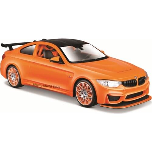 Maisto 1:24 Orange BMW M4 GTS edition Highly-detailed die-cast precision model car Model collection gift