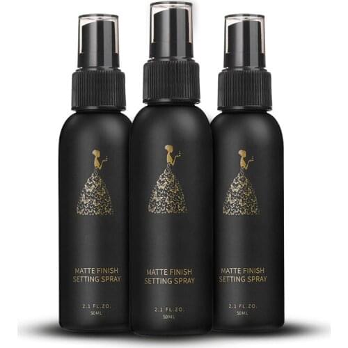 Makeup Setting Spray 50ML Matte Finish Bottle Setting Spray Oil-control Natural Long Lasting Make Up Fix Foundation Spray