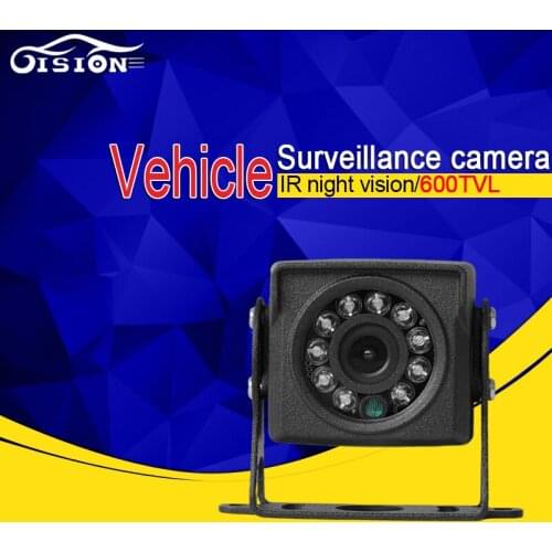 Mini Metal Outdoor Rear View Vehicle Camera CCD Waterproof 4 Pin 600TVL Night Vision Backup Camera For Security Remote