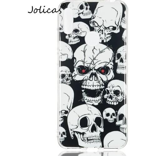 Night Light Fitted Case For accesorios Huawei Y7 Pro 2019 Soft TPU Cover sFor Huawei coque Y7 Prime 2019 Enjoy 9 Y6 Pro Casa